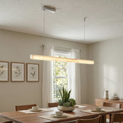 Modern Linear Alabaster Pendant Light — image 2