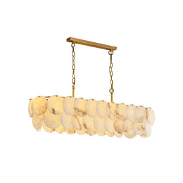 Modern Luxury Round Alabaste Chandelier — image 1