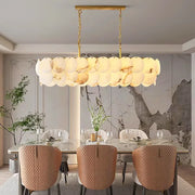 Modern Luxury Round Alabaste Chandelier — image 2