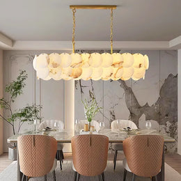 Modern Luxury Round Alabaste Chandelier — image 2