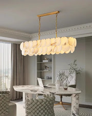 Modern Luxury Round Alabaste Chandelier — image 8