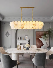 Modern Luxury Round Alabaste Chandelier — image 7
