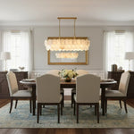Modern Luxury Round Alabaste Chandelier — image 5