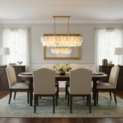 Modern Luxury Round Alabaste Chandelier — image 5