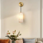 Modern Petra Alabaster Wall Sconce