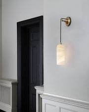 Modern Petra Alabaster Wall Sconce
