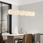 Alabaster Multiple Round Chandelier