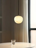 Round Alabaster Pendant Light — image 3