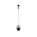 Modern Round Black Alabaster Pendant Lamp — image 15