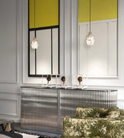 Modern Stacked Conical Alabaster Pendant Light — image 9