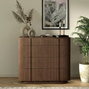Mullhaven Modern Cabinet 5 Drawers Dresser 49