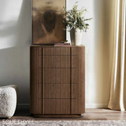 Mullhaven Modern Cabinet 5 Drawer Narrow Dresser 37