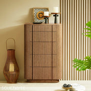 Mullhaven Modern Cabinet 5 Drawer Narrow Dresser 37