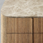 Mullhaven Modern Stone 6-Drawer Dresser 71