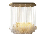 Natural Alabaster Chandelier — image 1