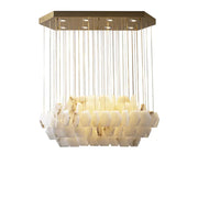 Natural Alabaster Chandelier — image 1