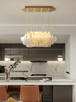 Natural Alabaster Chandelier — image 11