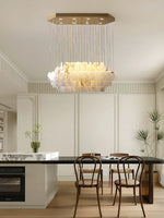 Natural Alabaster Chandelier — image 7