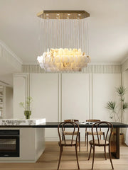 Natural Alabaster Chandelier — image 7