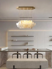 Natural Alabaster Chandelier — image 9