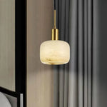 Natural Alabaster Small Pendant Light — image 4