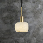 Natural Alabaster Small Pendant Light — image 15