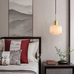 Natural Alabaster Small Pendant Light — image 7
