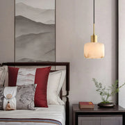 Natural Alabaster Small Pendant Light — image 7