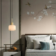 Natural Alabaster Small Pendant Light — image 9