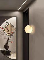 Orb Alabaster Wall Lamp