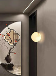 Orb Alabaster Wall Lamp