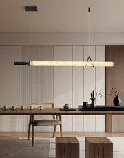 Organic Alabaster Linear Pendant Light — image 12