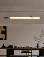 Organic Alabaster Linear Pendant Light — image 7