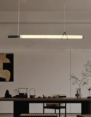 Organic Alabaster Linear Pendant Light — image 7