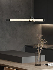 Organic Alabaster Linear Pendant Light — image 6