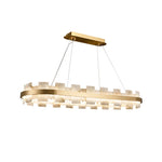 Oval Anita Alabaster Chandelier — image 1