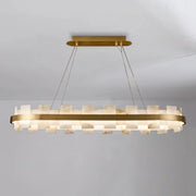 Oval Anita Alabaster Chandelier — image 9