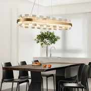 Oval Anita Alabaster Chandelier — image 5