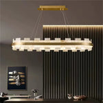Oval Anita Alabaster Chandelier — image 8