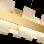 Oval Anita Alabaster Chandelier — image 10