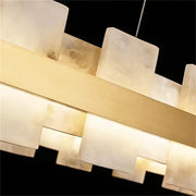 Oval Anita Alabaster Chandelier — image 10