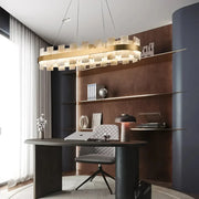 Oval Anita Alabaster Chandelier — image 7