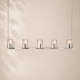 Paurenne Glass Linear Chandelier 49