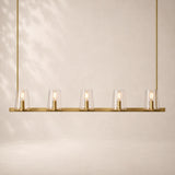 Paurenne Glass Linear Chandelier 49