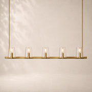 Paurenne Glass Linear Chandelier 49