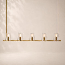 Paurenne Glass Linear Chandelier 49