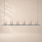 Paurenne Glass Linear Chandelier 60