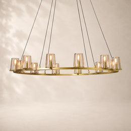 Paurenne Glass Round Chandelier 48