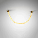 Liora Beaded Alabaster Swag Chandelier