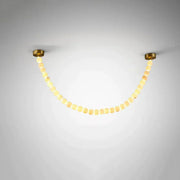 Liora Beaded Alabaster Swag Chandelier